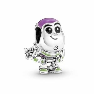 NWOT Disney Toy Story Buzz Lightyear Charm with Purple and Green Enamel